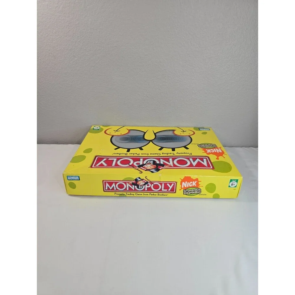 Hasbro Nickelodeon Spongebob Squarepants Monopoly Collectors Edition Complete